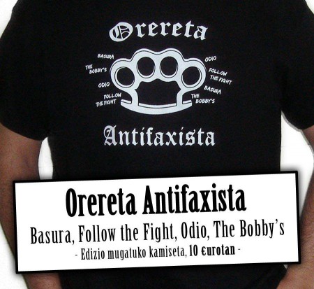 Camiseta Orereta Antifaxista